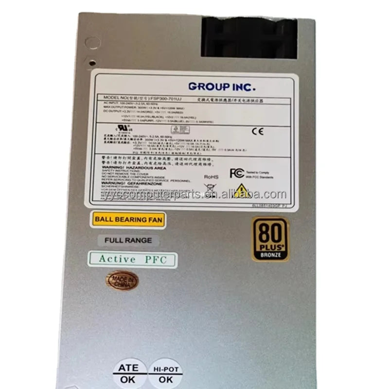 PSU 1U 300W Switching Power Supply for FSP FSP300-701UJ