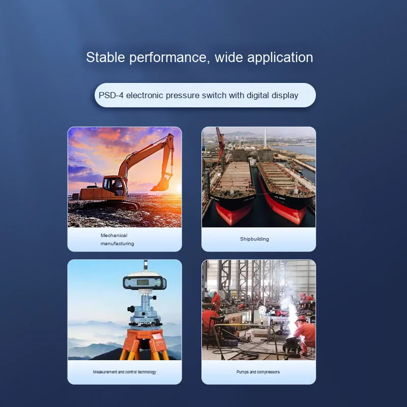 WIKA Electronic Pressure Switch PSD-4 Series High Precision Pressure Sensors