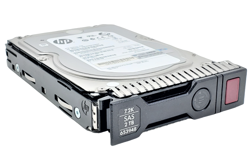 HPE MB2000FCZGH - 2TB 7.2K RPM 6G SAS LFF 3.5" Hard Drive with SC Tray for HPE ProLiant Gen8 G8 Gen9 G9 Servers