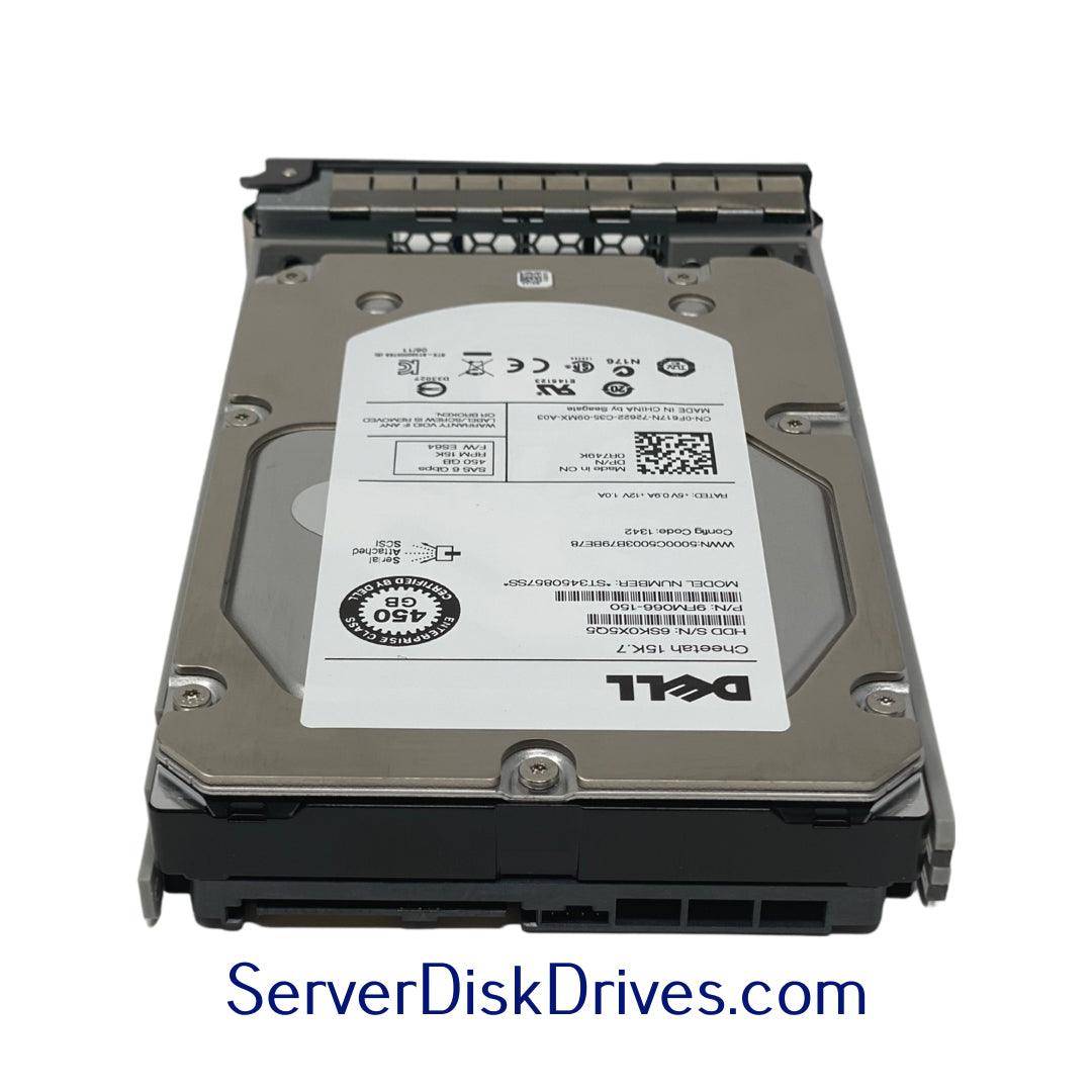 Dell 450GB 15K 6Gbps 3.5" SAS R749K ST3450857SS Hard Drive