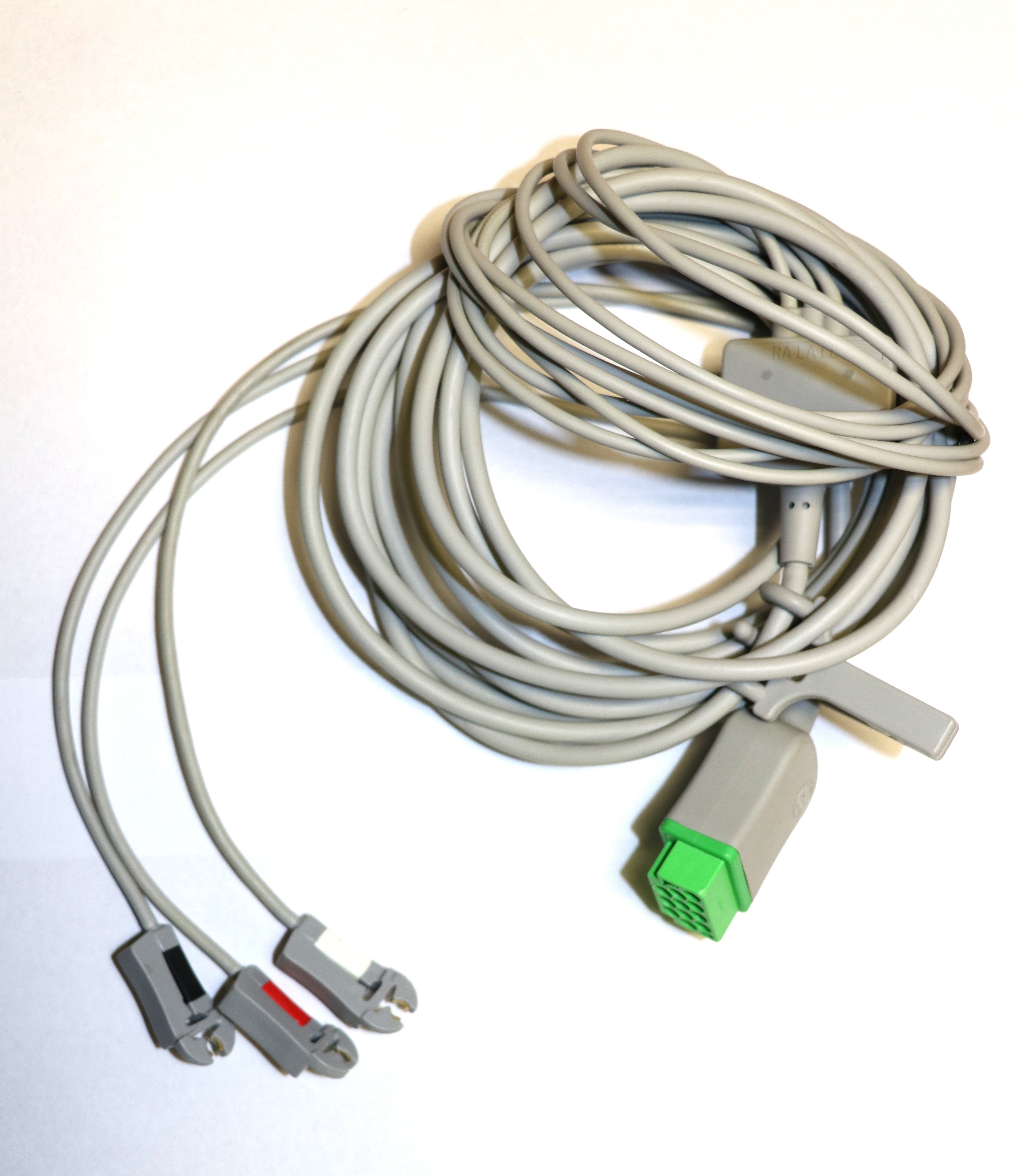 Multi-Link ECG Cable, 3-Lead Integrated with Grabber, Select, AHA 2021141-001, 2106309-001