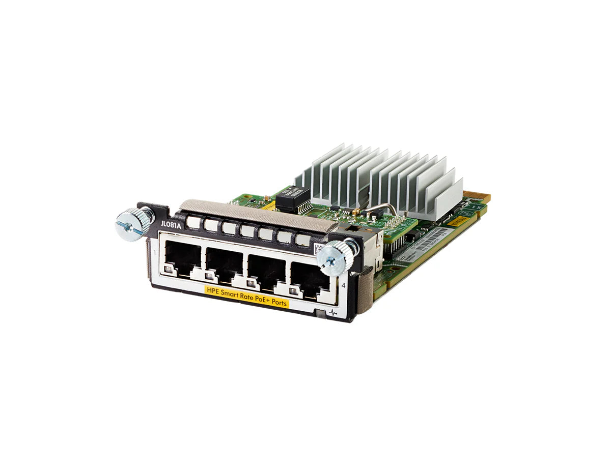 HPE Aruba Networking JL081A 3810M/2930M 4 Smart Rate PoE+ Module