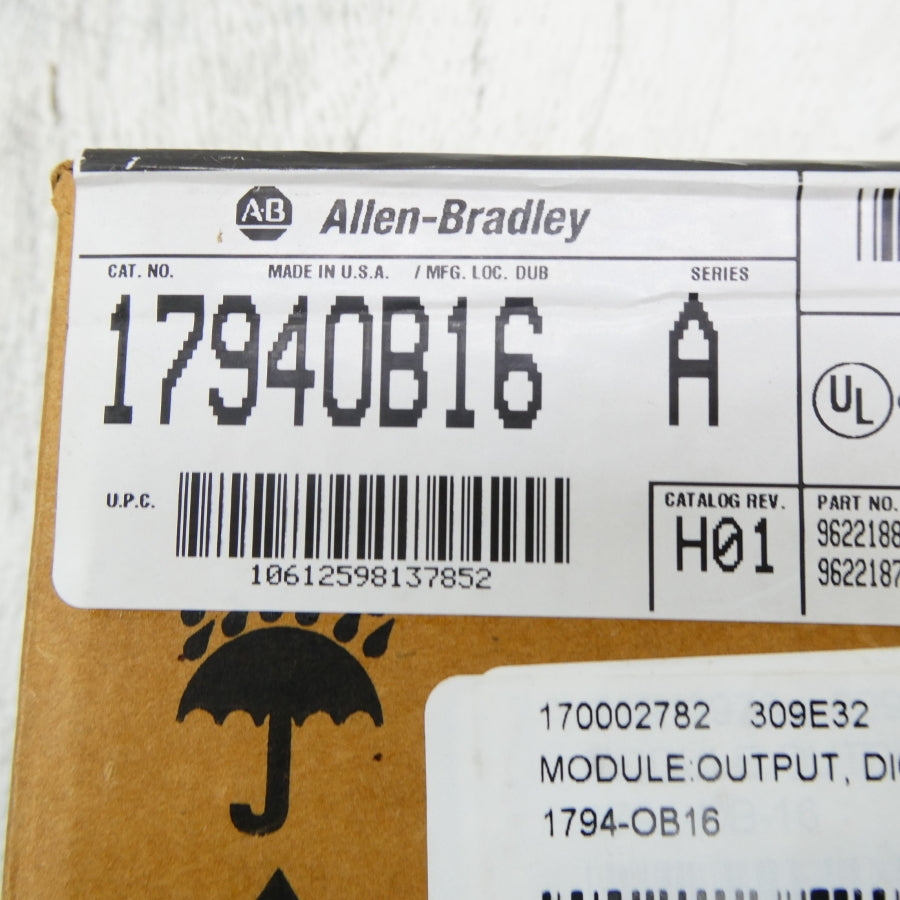 ALLEN BRADLEY 1794-OB16 SER. A DATE: 1999 REV. A01 NSFS