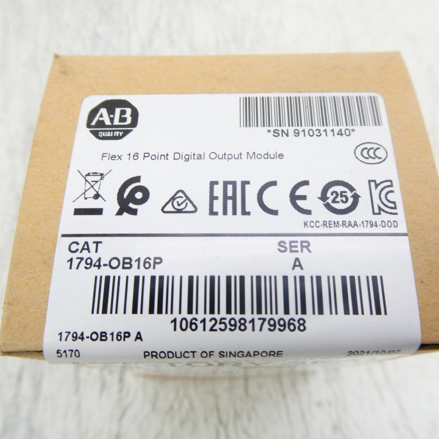 ALLEN BRADLEY 1794-OB16P SER. A DATE: 2021 NSFS