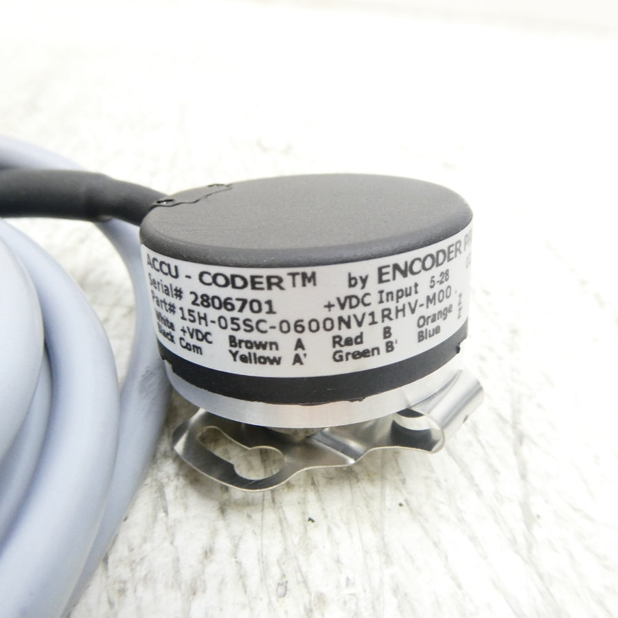 ACCU-CODER 15H-05SC-0600NV1RHV-M00 5-28VDC NSNP