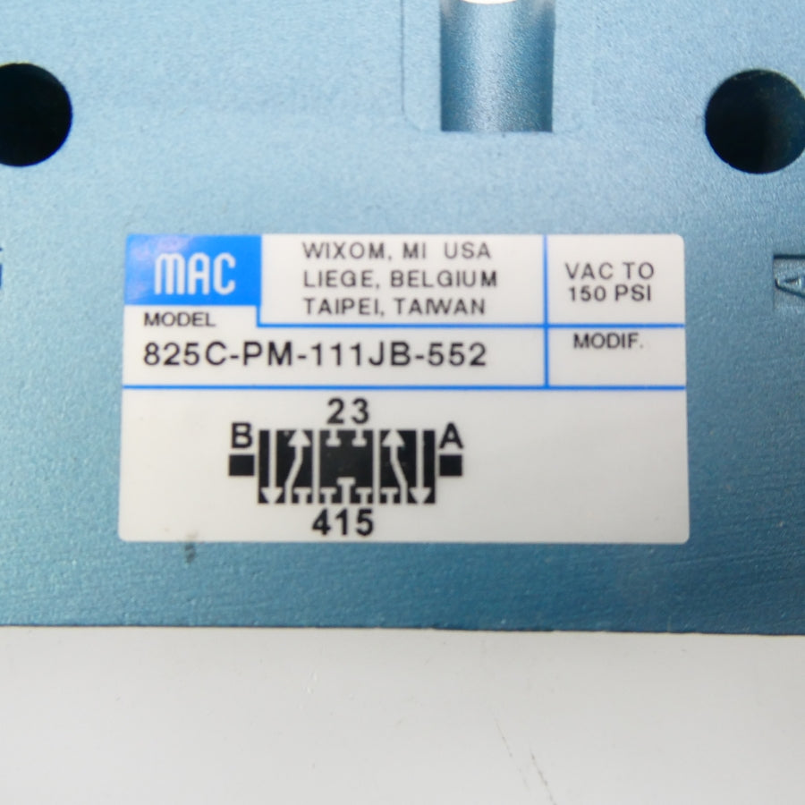 MAC 825C-PM-111JB-552 110/120V 150PSI NSMP