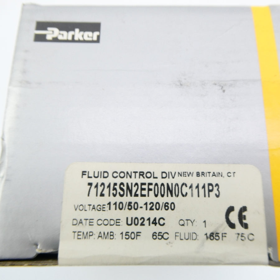 PARKER 71215SN2EF00N0C111P3 110/120V NSFS