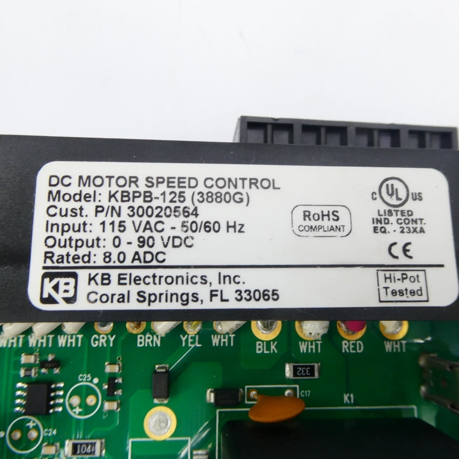 KB ELECTRONICS KBPB-125 (3880G) 115VAC NSNP