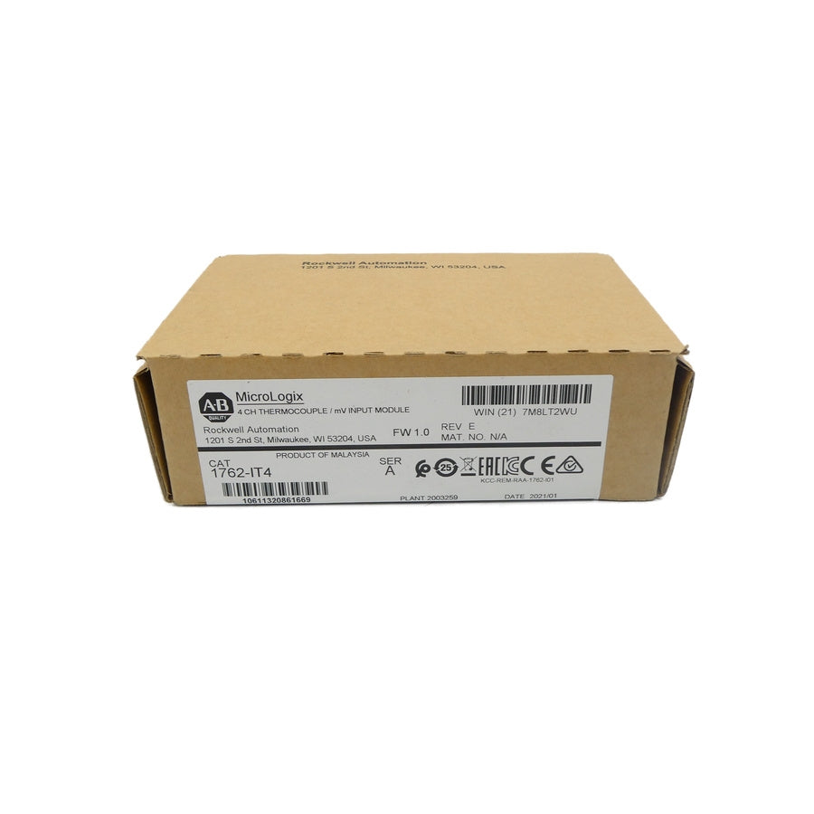 ALLEN BRADLEY 1762-IT4 SER. A F/W 1.0 DATE: 2021 REV. E NSFS