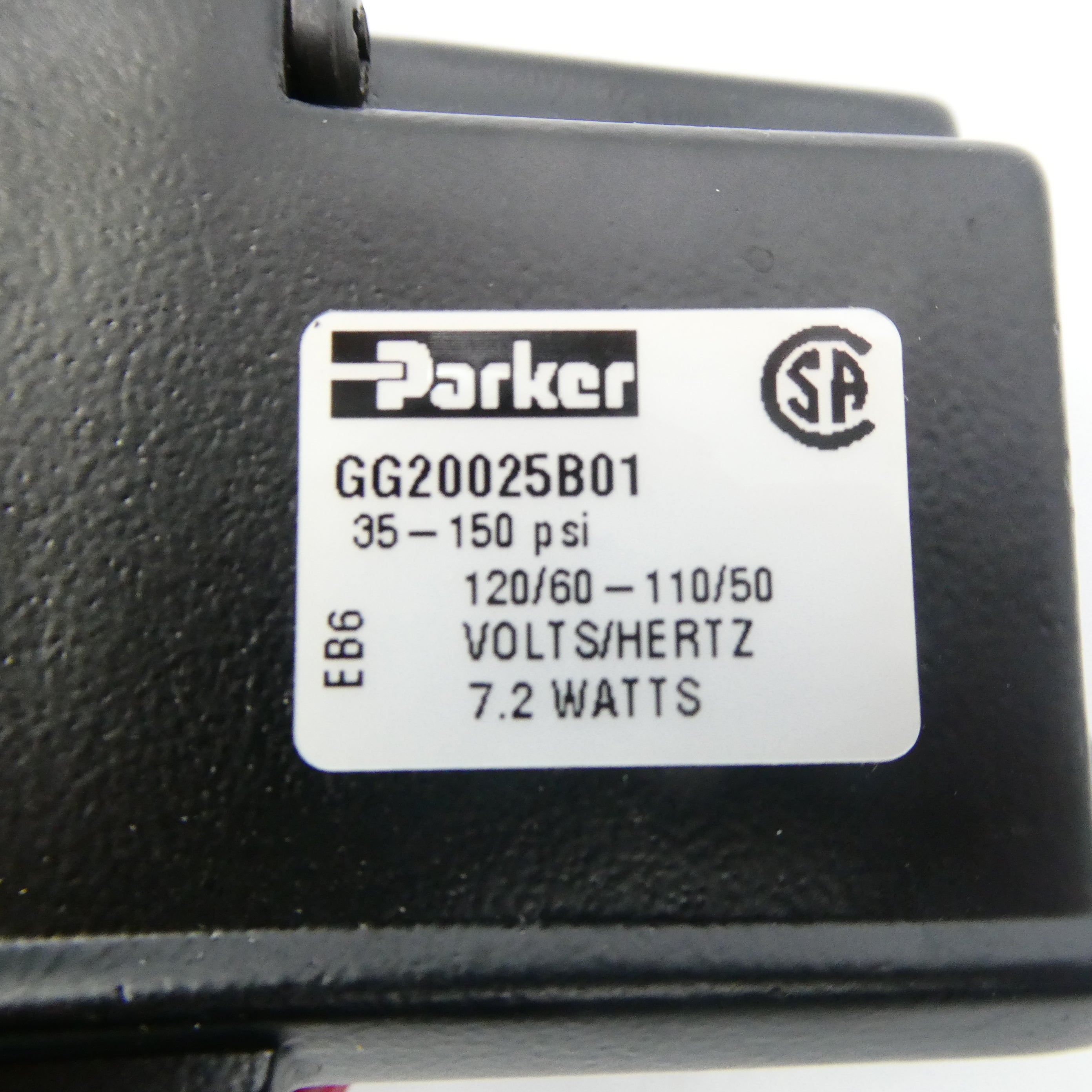 PARKER GG20025B01 110/120V 35-150PSI NSMP