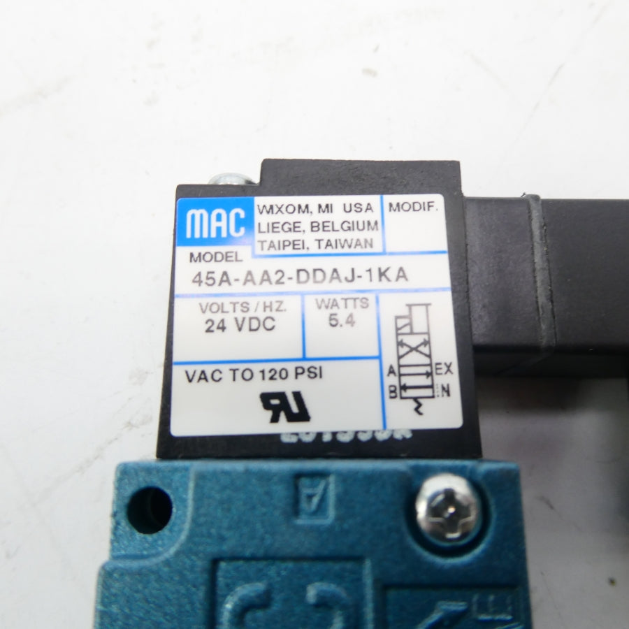 MAC 45A-AA2-DDAJ-1KA 24VDC 120PSI NSMP