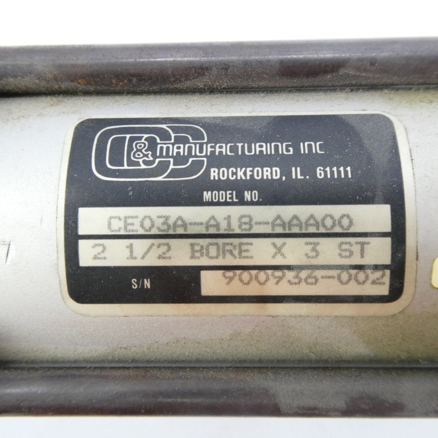C&C MANUFACTURING CE03A-A18-AAA00 UNMP