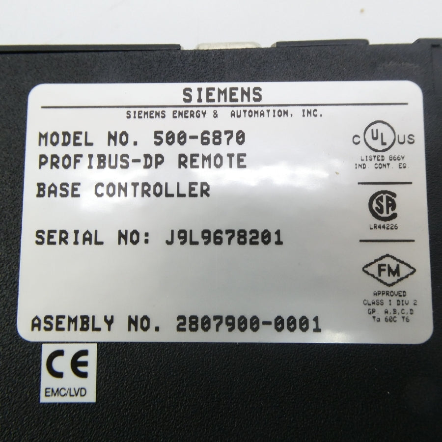 SIEMENS 500-6870 NSNP