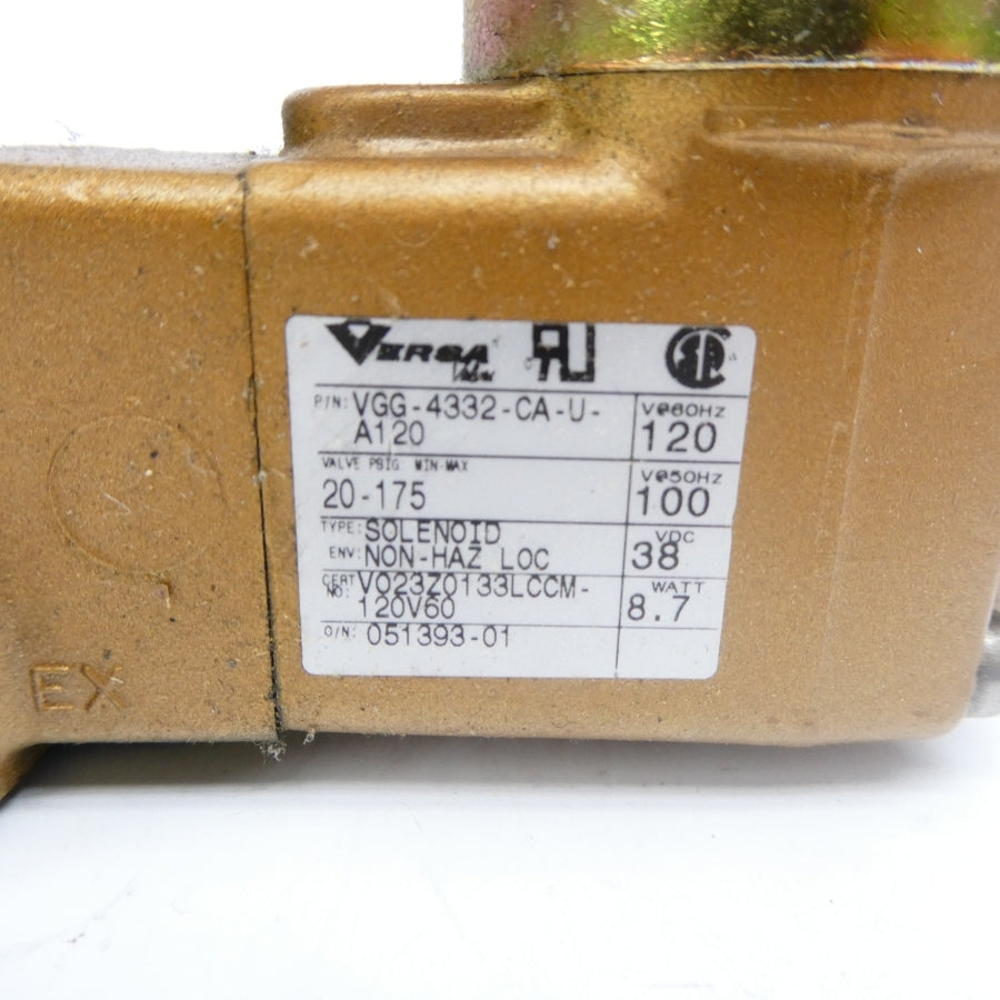 VERSA VGG-4332-CA-U-A120 100/120V 20-175PSI NSNP