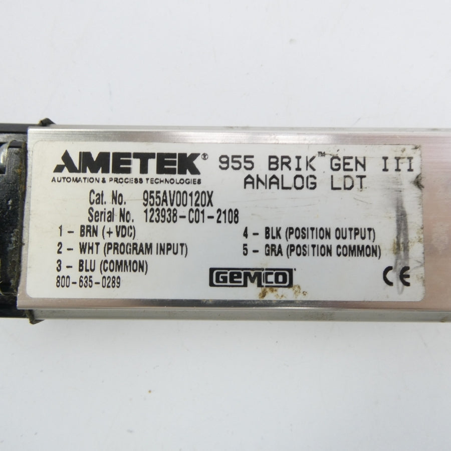 AMETEK 955AV00120X UNMP