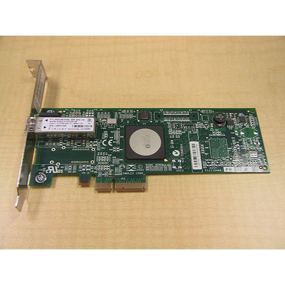 Emulex LightPulse 4Gb/s Single Port HBA Fibre Channel Card PCI-E LPe1150-E Top
