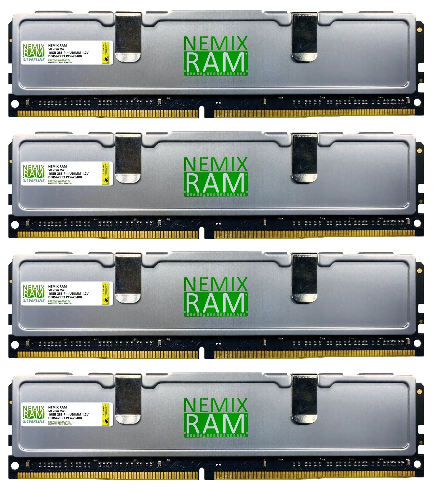 DDR4 3200MHZ PC4-25600 UDIMM 2RX8 Silver Line Gaming Memory