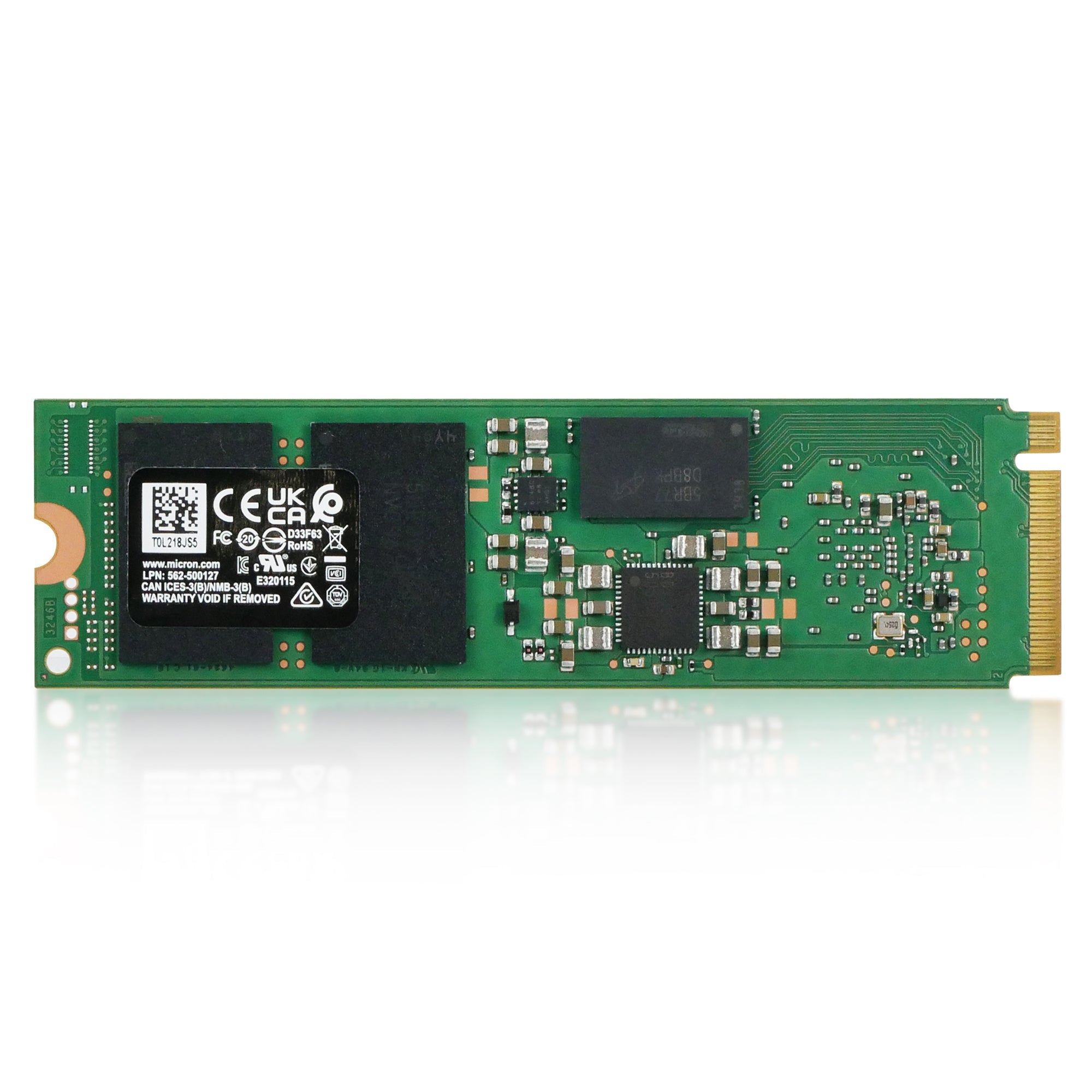 Micron 7450 PRO MTFDKBA960TFR 960GB 1 DWPD PCIe Gen 4.0 x4 8GB/s 3D TLC M.2 Solid State Drive