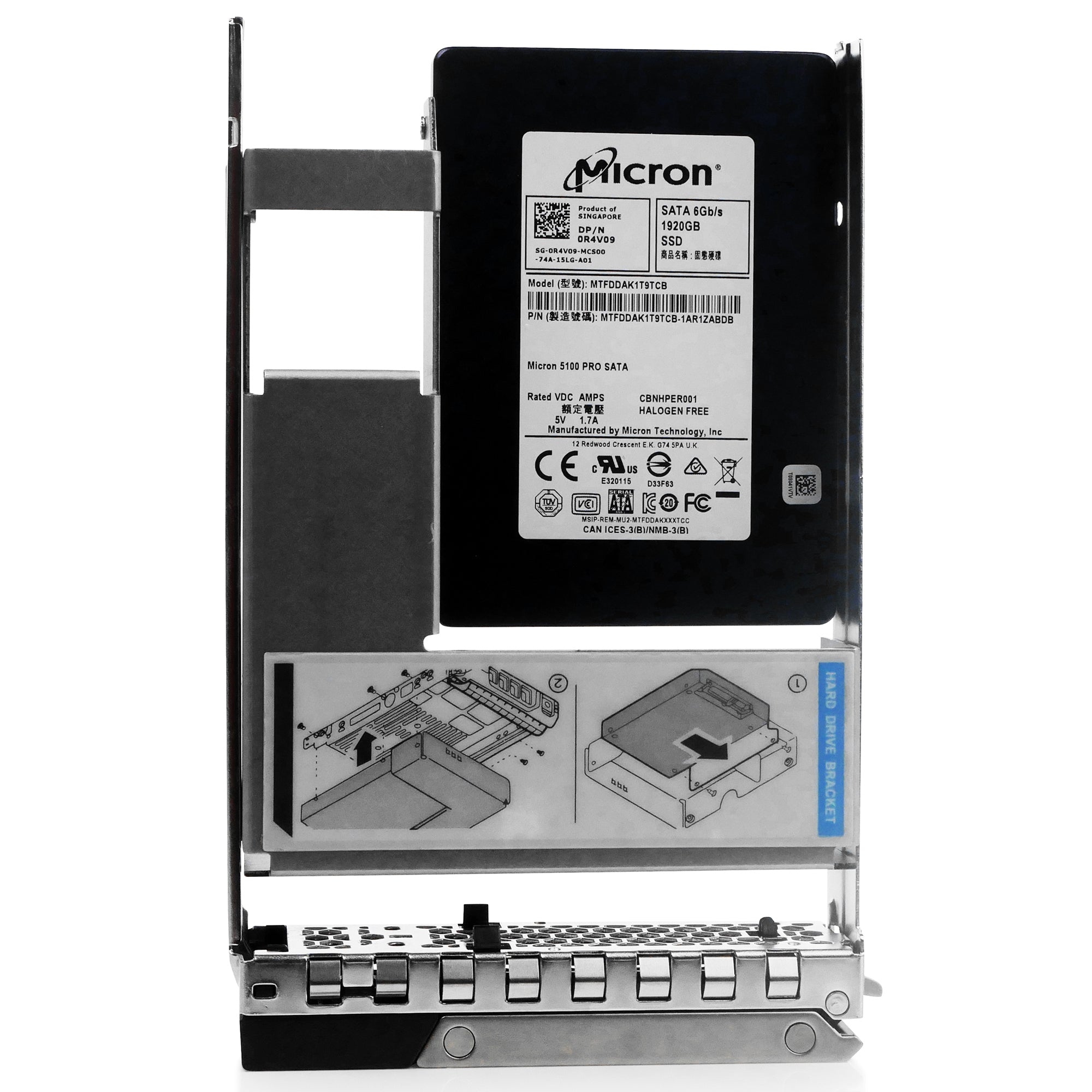 Dell G13 0R4V09 1.92TB SATA 6Gb/s 3D TLC Hybrid 3.5in Solid State Drive