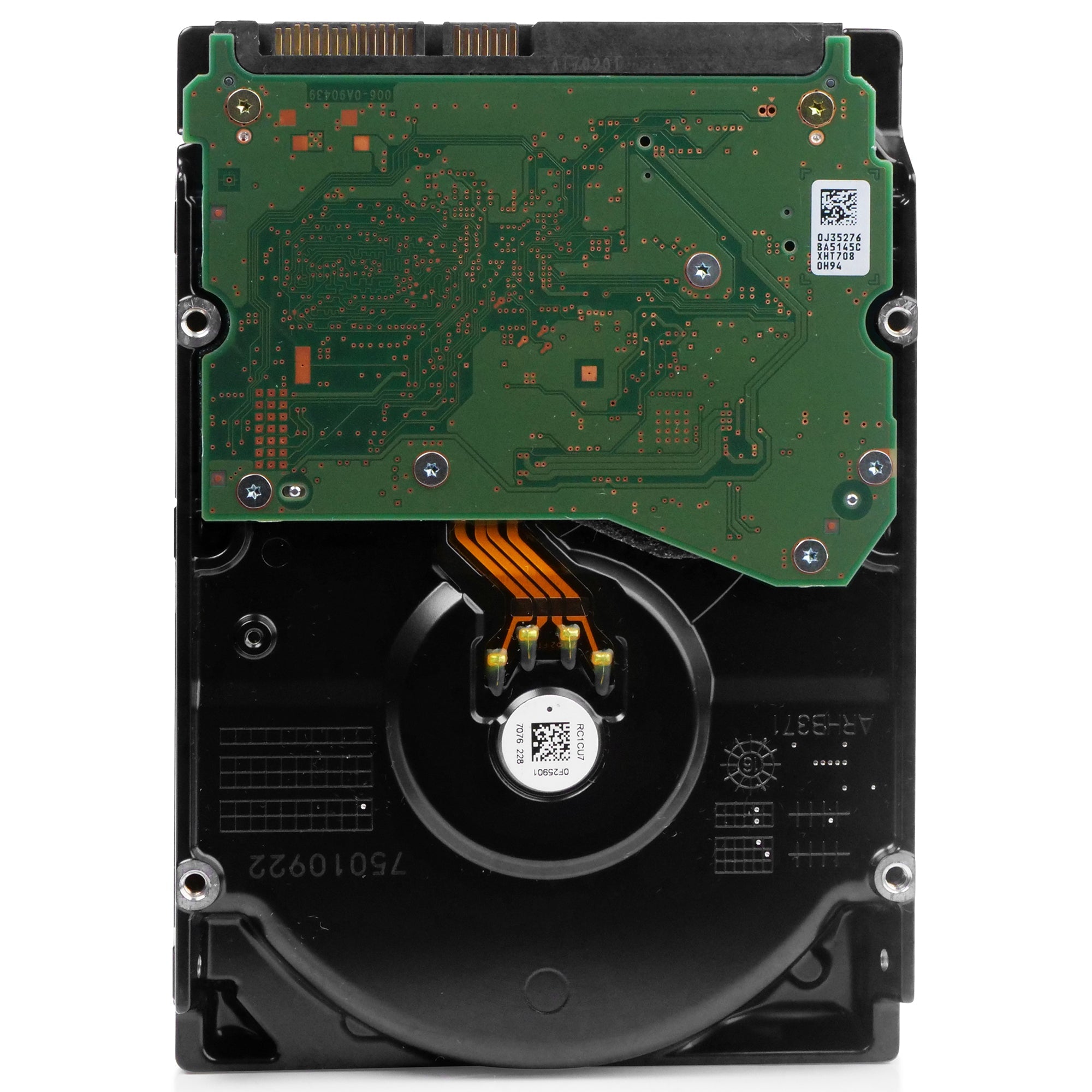 HGST Ultrastar He8 HUH728080ALE600 0F23267 8TB 7.2K RPM SATA 6Gb/s 512e 128MB 3.5" ISE HDD, back view