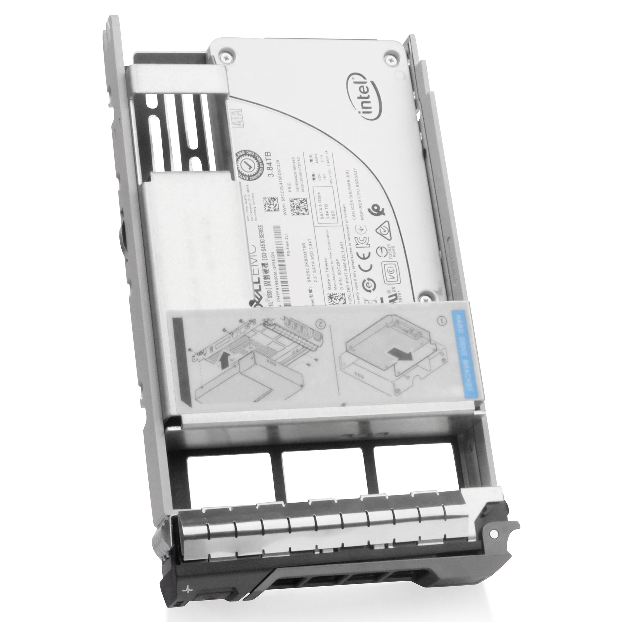 Dell G13 0DC29P 3.84TB SATA 6Gb/s 3D TLC Hybrid 3.5in Refurbished SSD