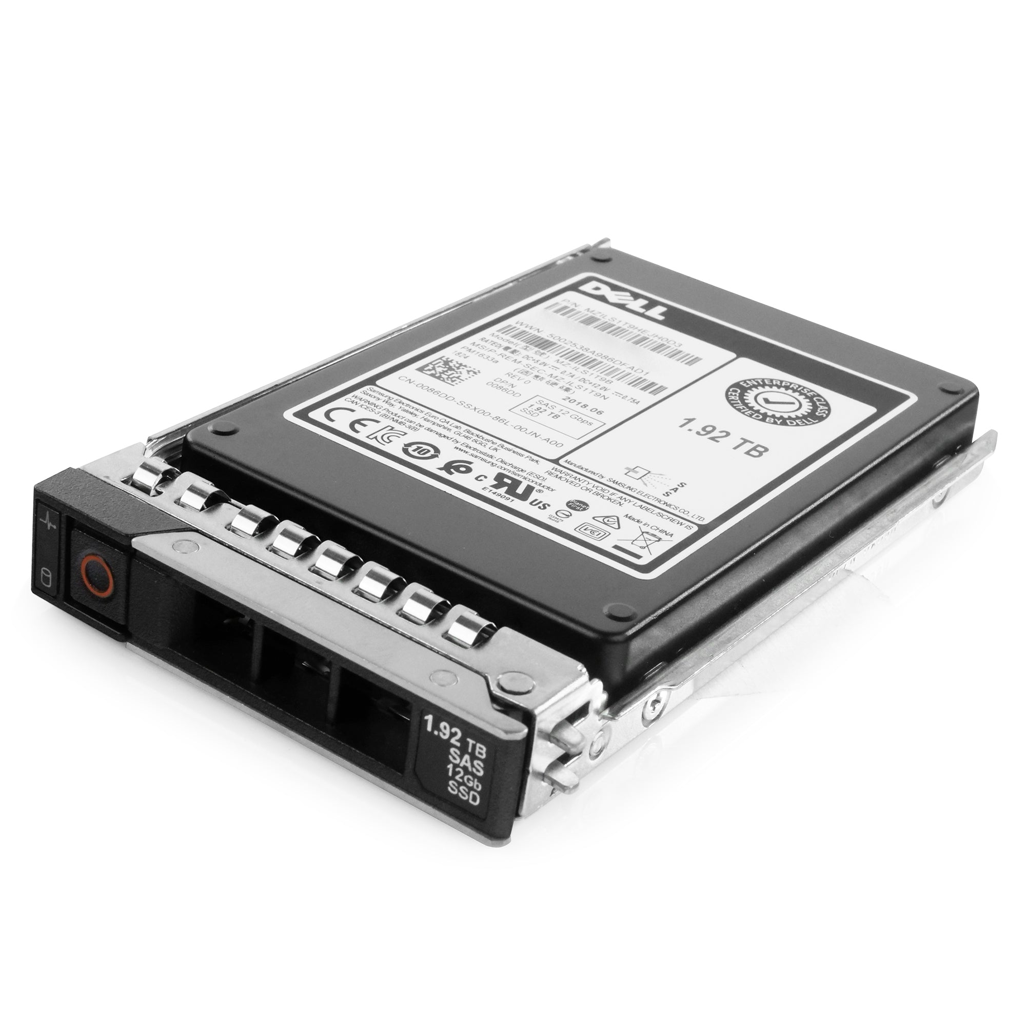 Dell G14 C0K06 1.92TB 1 DWPD SAS 12Gb/s 3D TLC V-NAND 2.5in Refurbished SSD