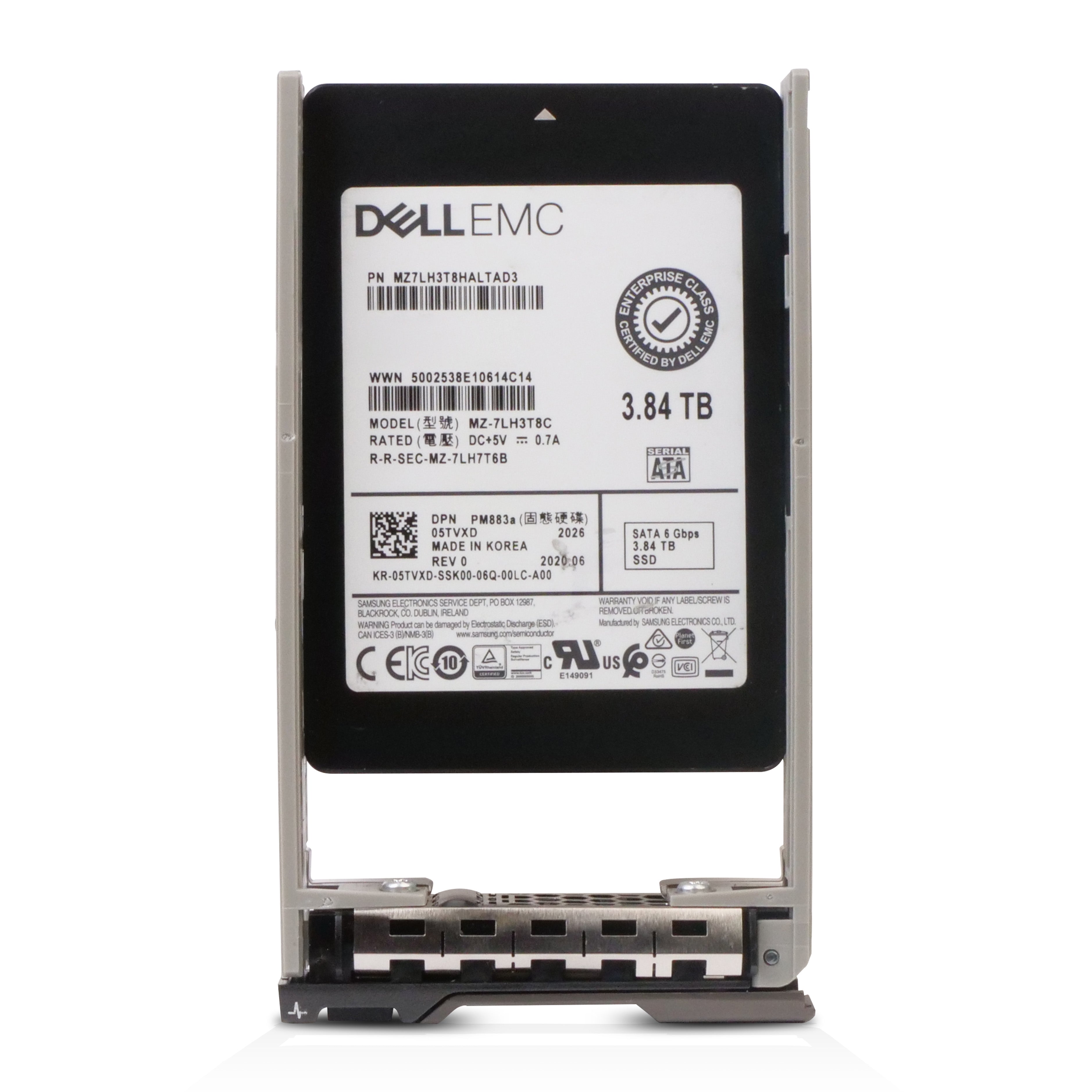 Dell G13 408PT 3.84TB 1 DWPD SATA 6Gb/s 3D TLC 2.5in Refurbished SSD