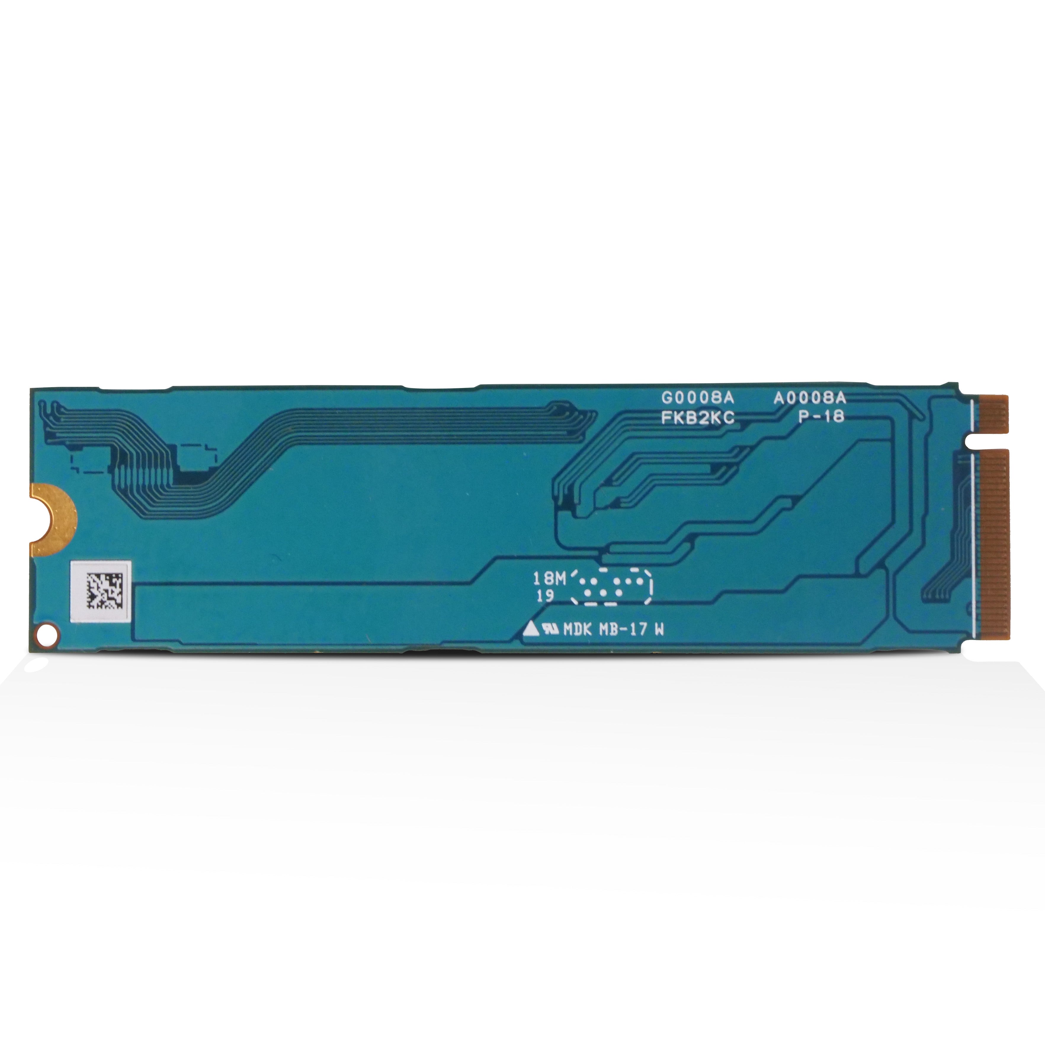 Kioxia XG6 KXG60ZNV256G 256GB 0.5 DWPD PCIe Gen 3.0 x4 4GB/s 3D TLC NVMe M.2 2280 Refurbished SSD