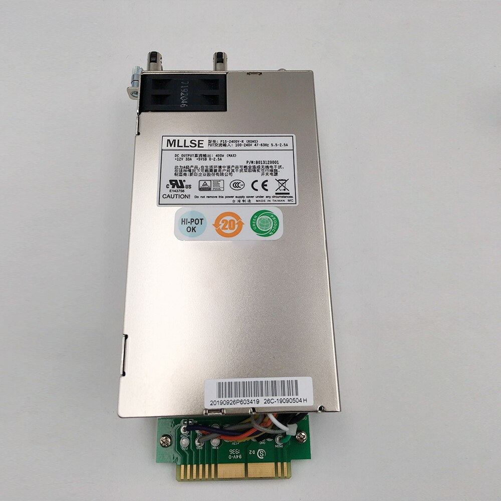 P1S-2400V-R Zippy Firewall Power Module High-efficiency Power Supply 400W MAX