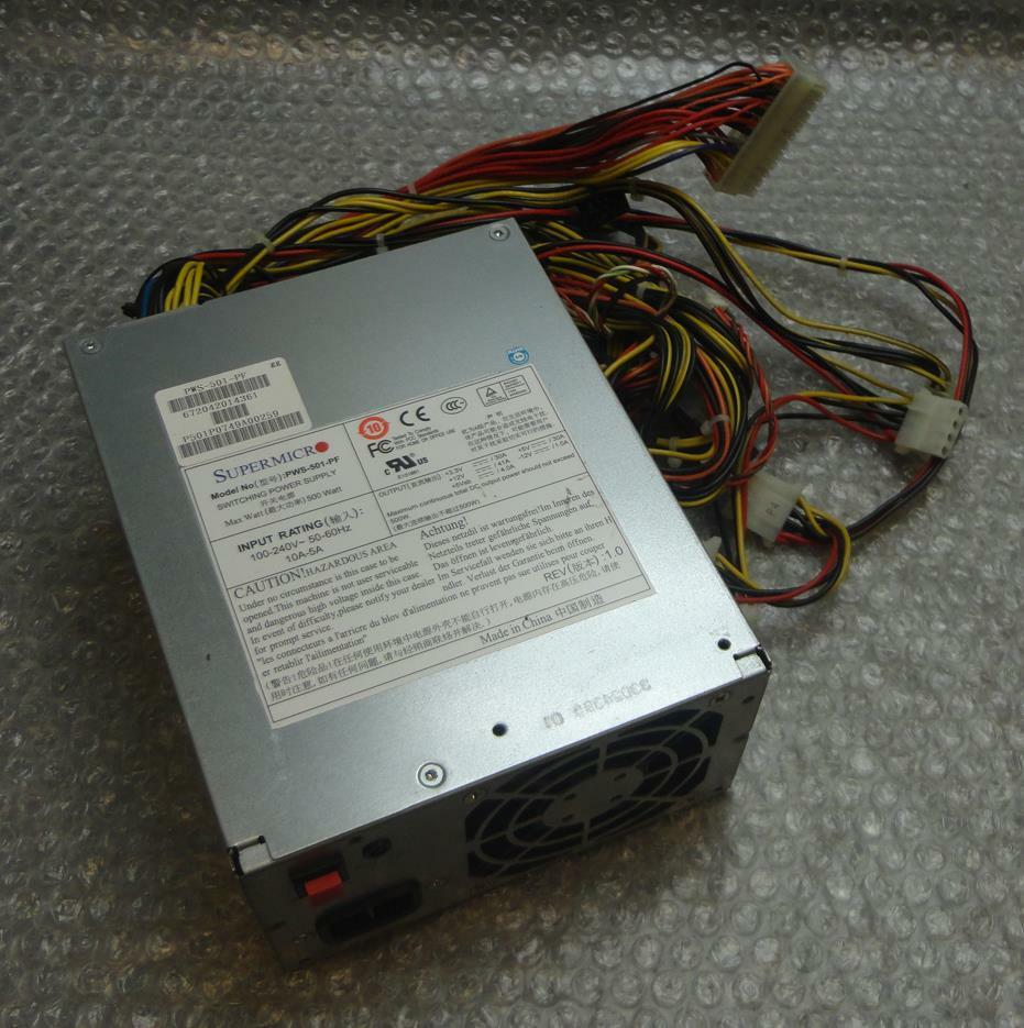Supermicro PWS-501-PF 500W Server Power Supply