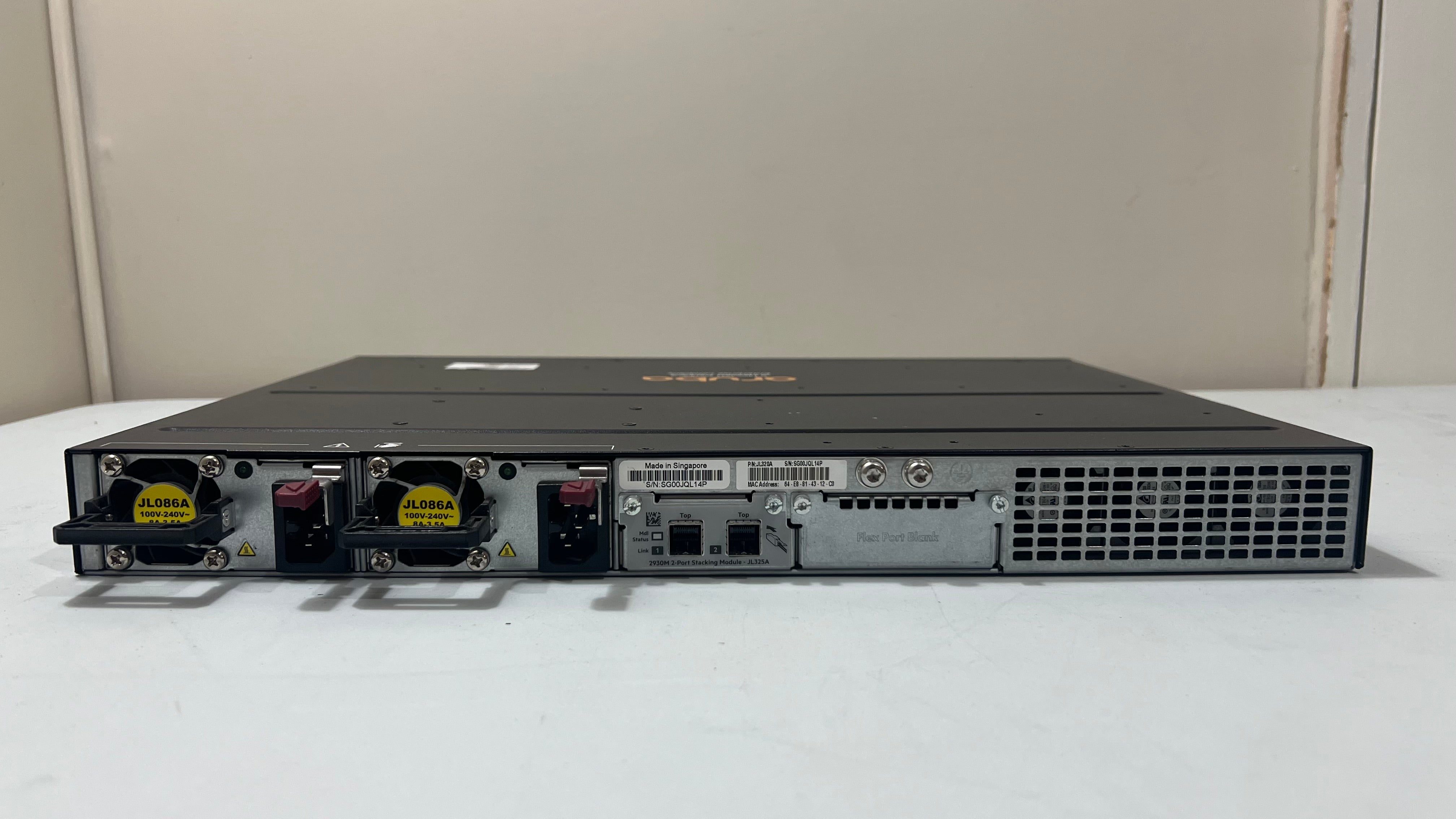 Aruba JL320A 2930M 24G PoE+ Switch - Ports | Alo Tech Solutions
