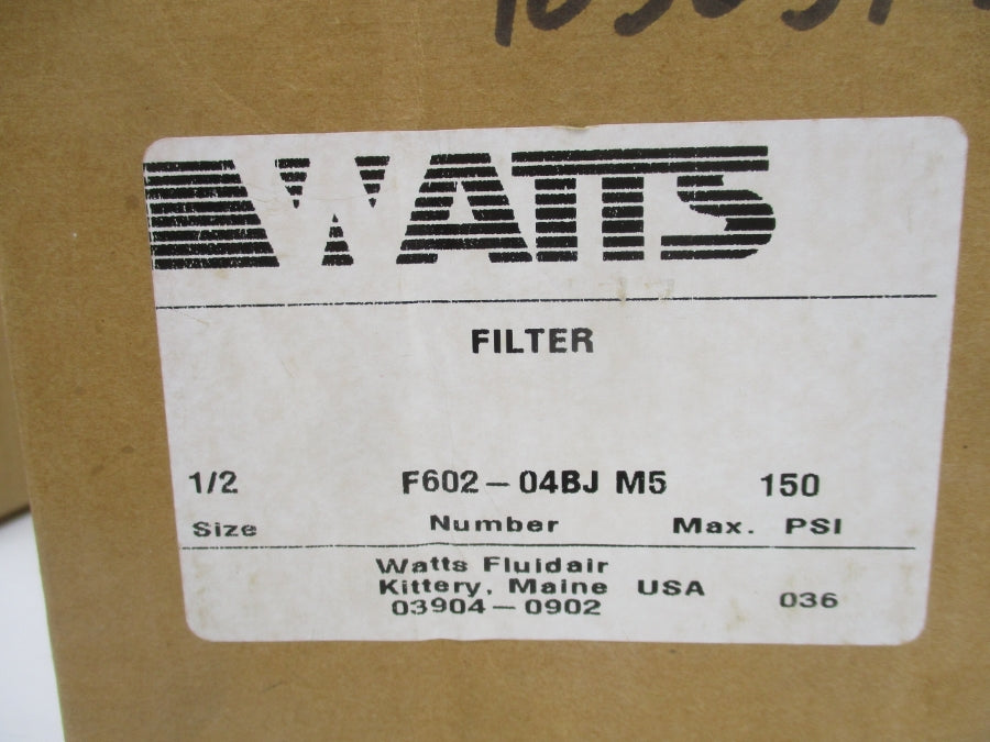 WATTS F602-04BJ-M5 150PSI 1/2" NSMP