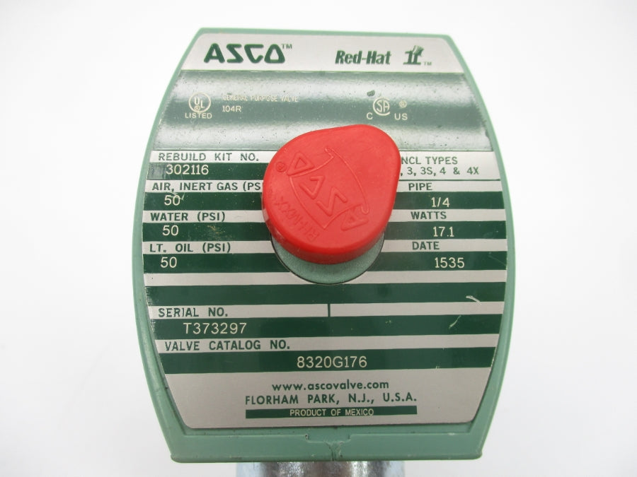 ASCO 8320G176 110/120V 50PSI 1/4" NSNP