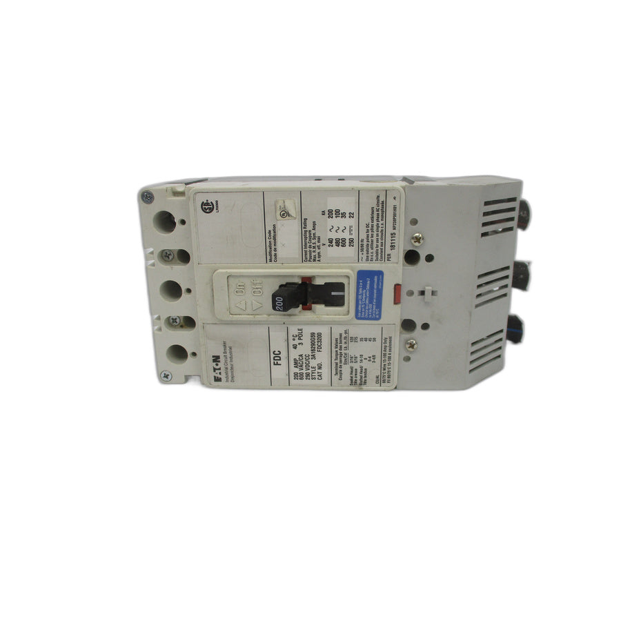EATON FDC3200 600VAC 200A (AS PICTURED) UNMP