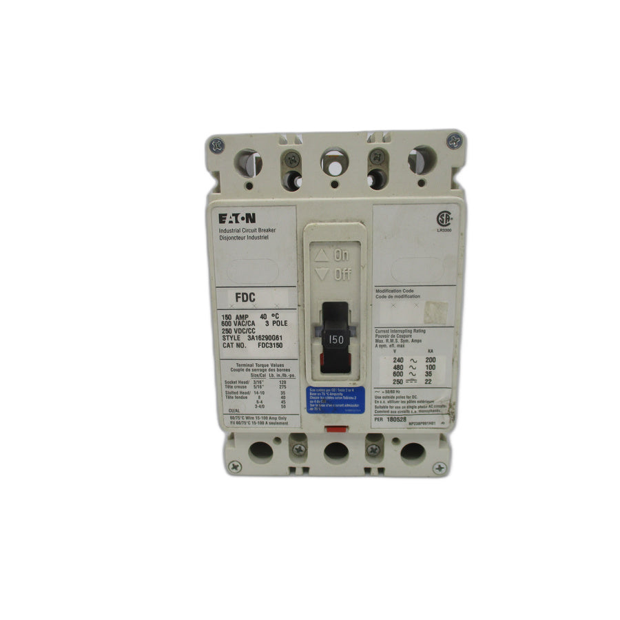 EATON FDC3150 600VAC 150A UNMP