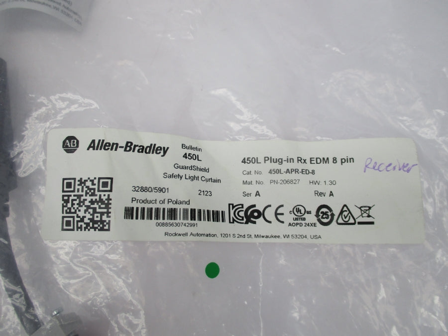 ALLEN BRADLEY 450L-APR-ED-8 SER. A 24VDC REV. A NSMP