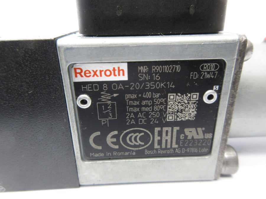 REXROTH R901102710 HED8OA-20/350K14 250VAC 2A NSNP