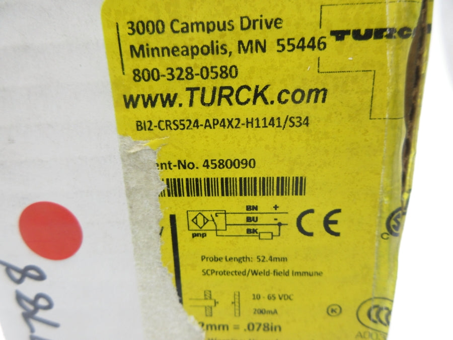 TURCK BI2-CRS524-AP4X2-H1141/S34 4580090 NSMP