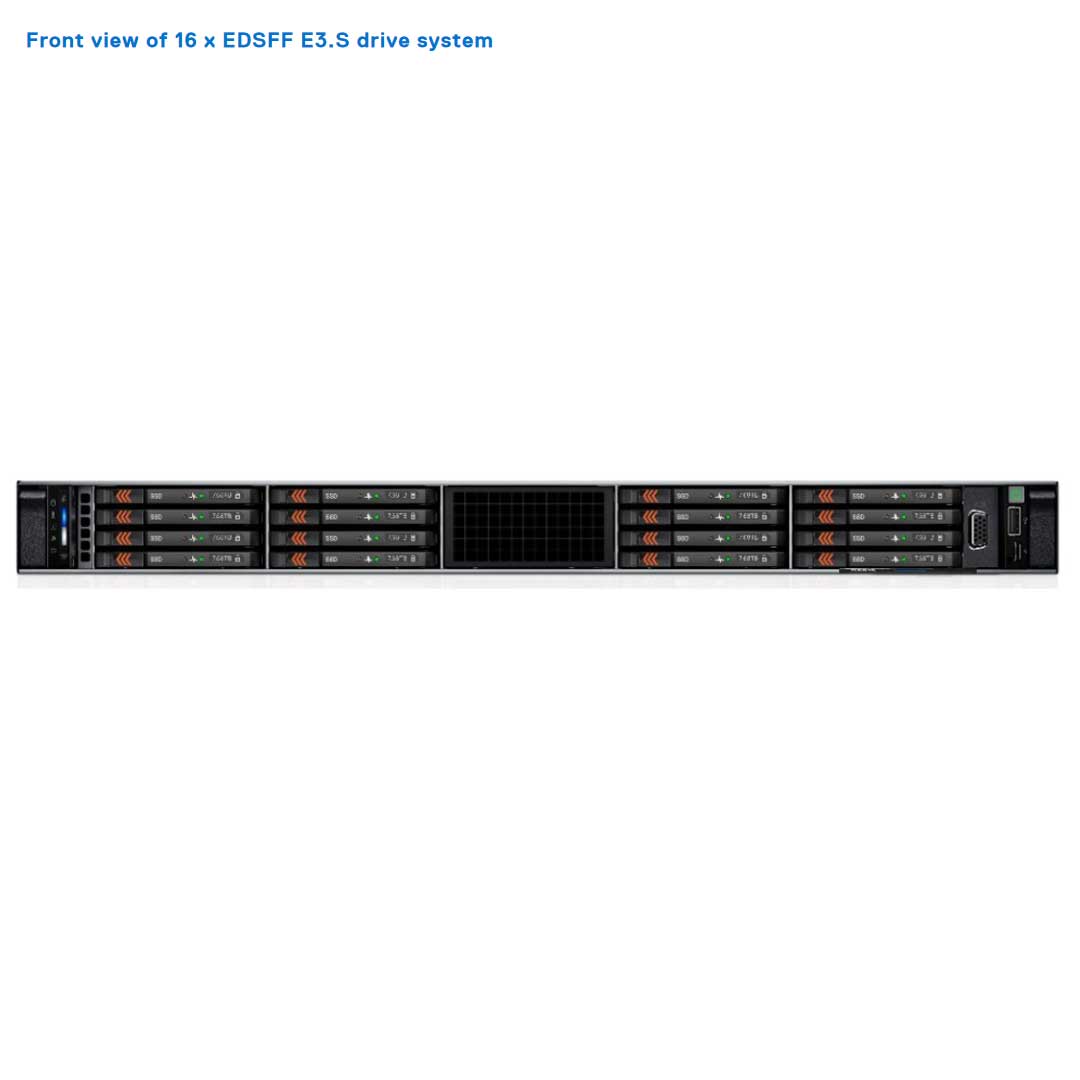 16x EDSFF Rack Chassis | Dell PowerEdge R6615