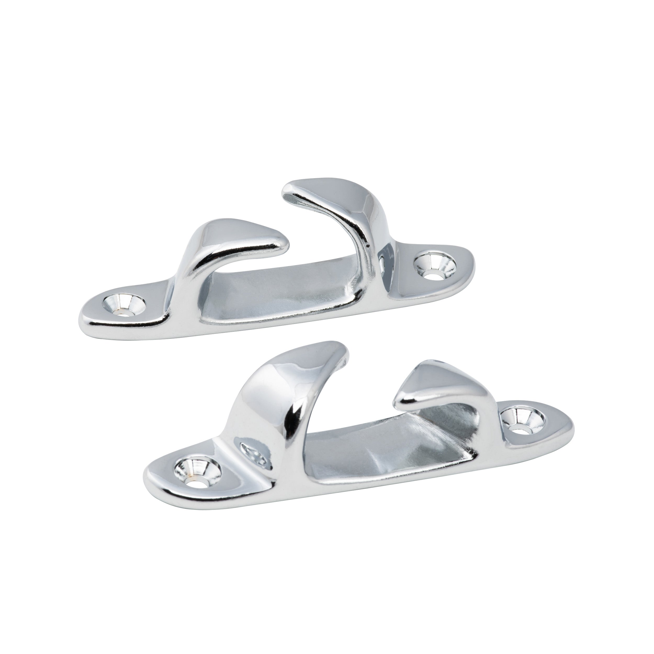 Whitecap S-0982 5-1/2" Cp/Brass Skene Bow Chock Pair