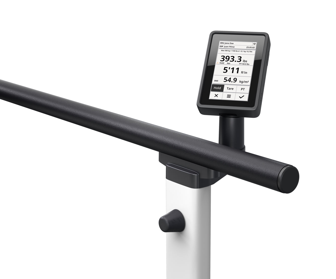 XLine Hold Digital Bariatric Wheelchair Scale w/ Handrail