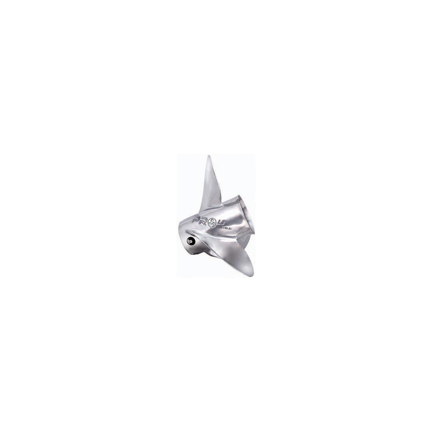 Solas Propeller 9576-150-21 Solas Pro L3 SS Interchangeable Hub Propeller, LH 15 x 21, Type E