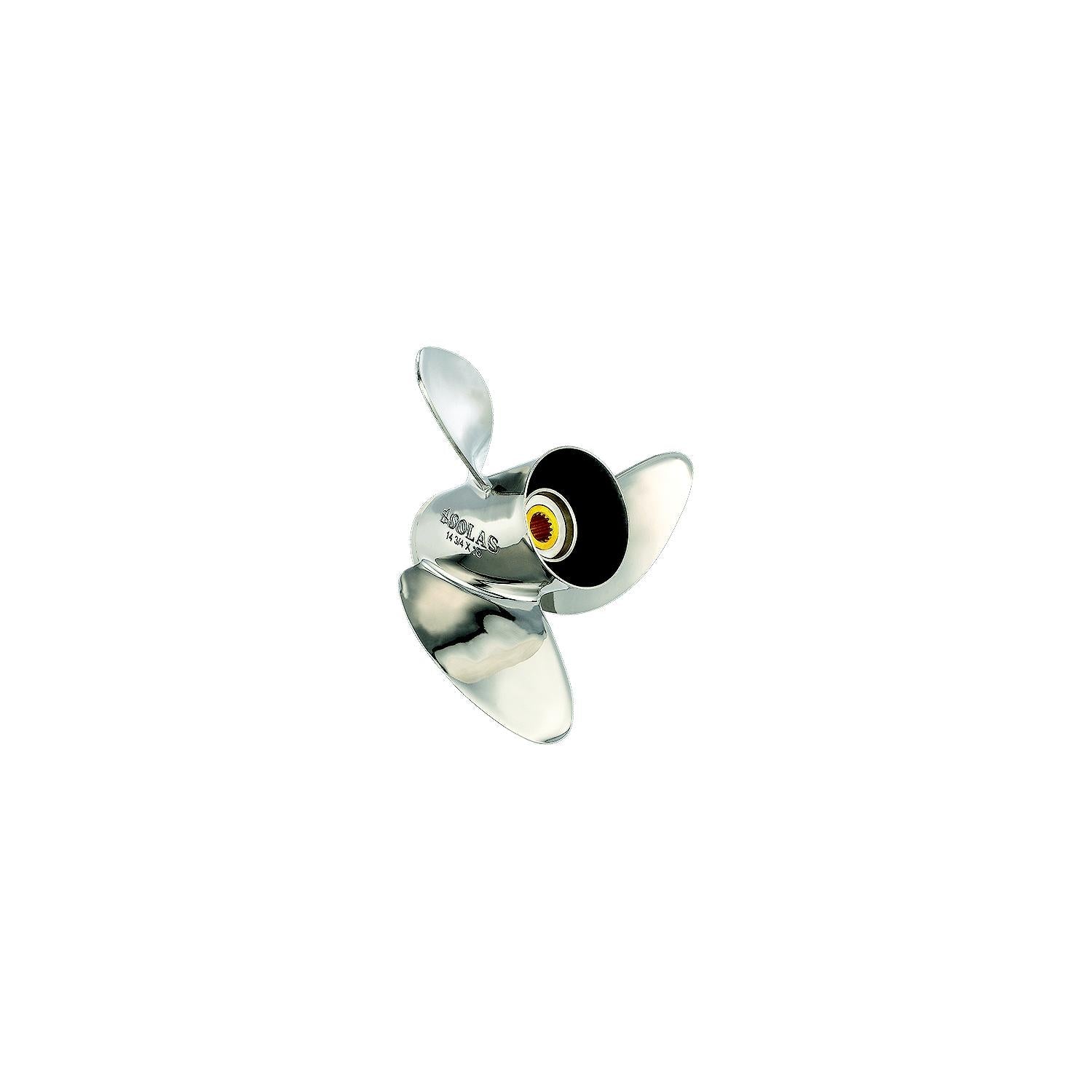 Solas Propeller 3451-139-17 Solas HR Titan SS 3-Blade Propeller for Yamaha