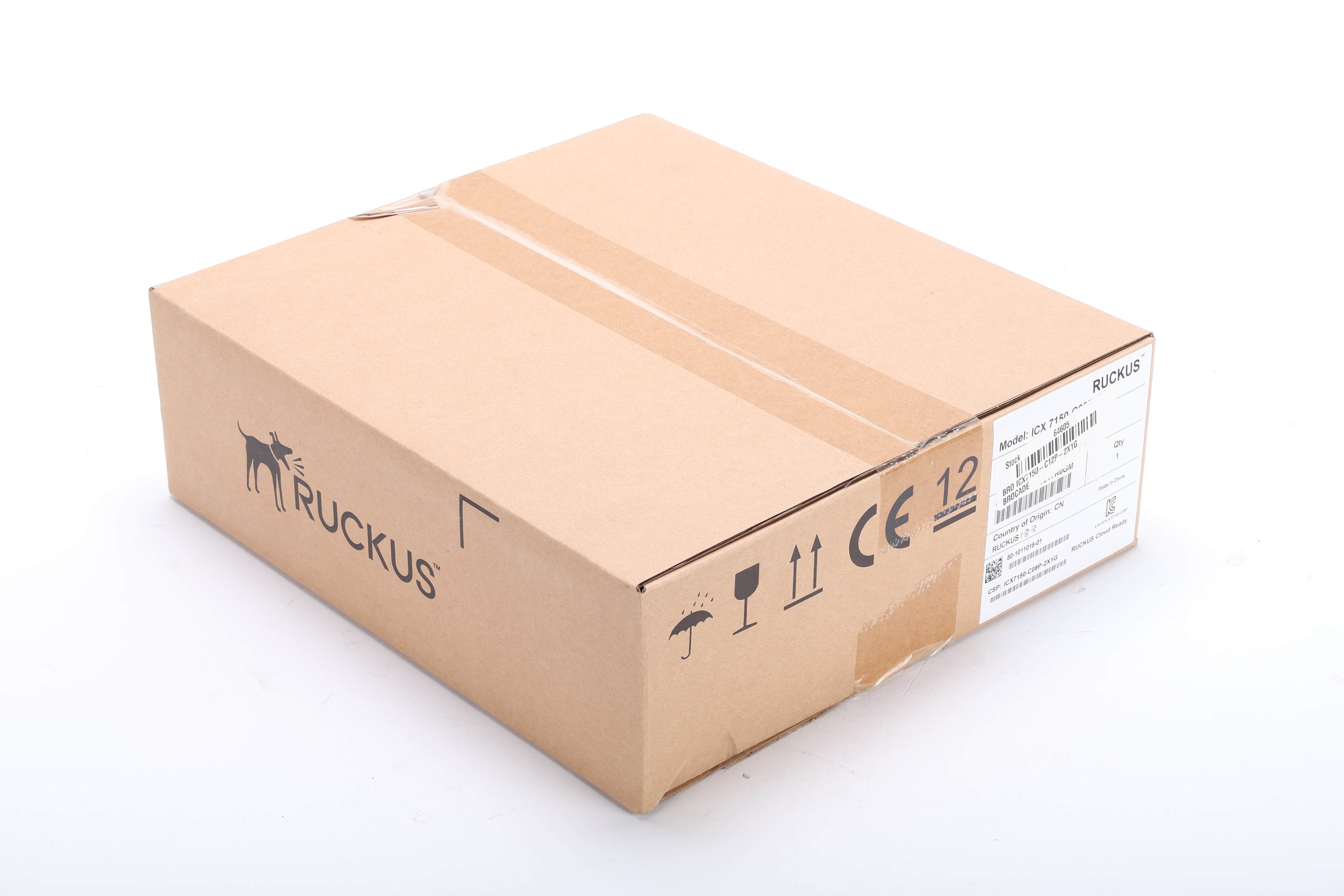 Ruckus ICX 7150-C08P 8-Port Managed Compact Switch ICX 7150-C08PC-2X1G - NEW