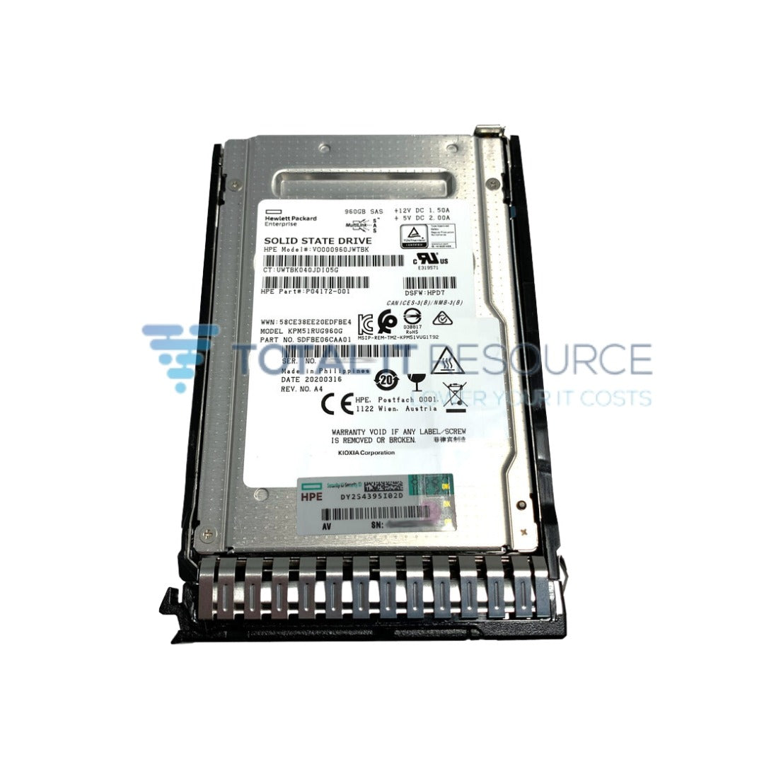 P04517-B21 HPE 960GB SAS 12G Read Intensive SFF (2.5in SC SSD