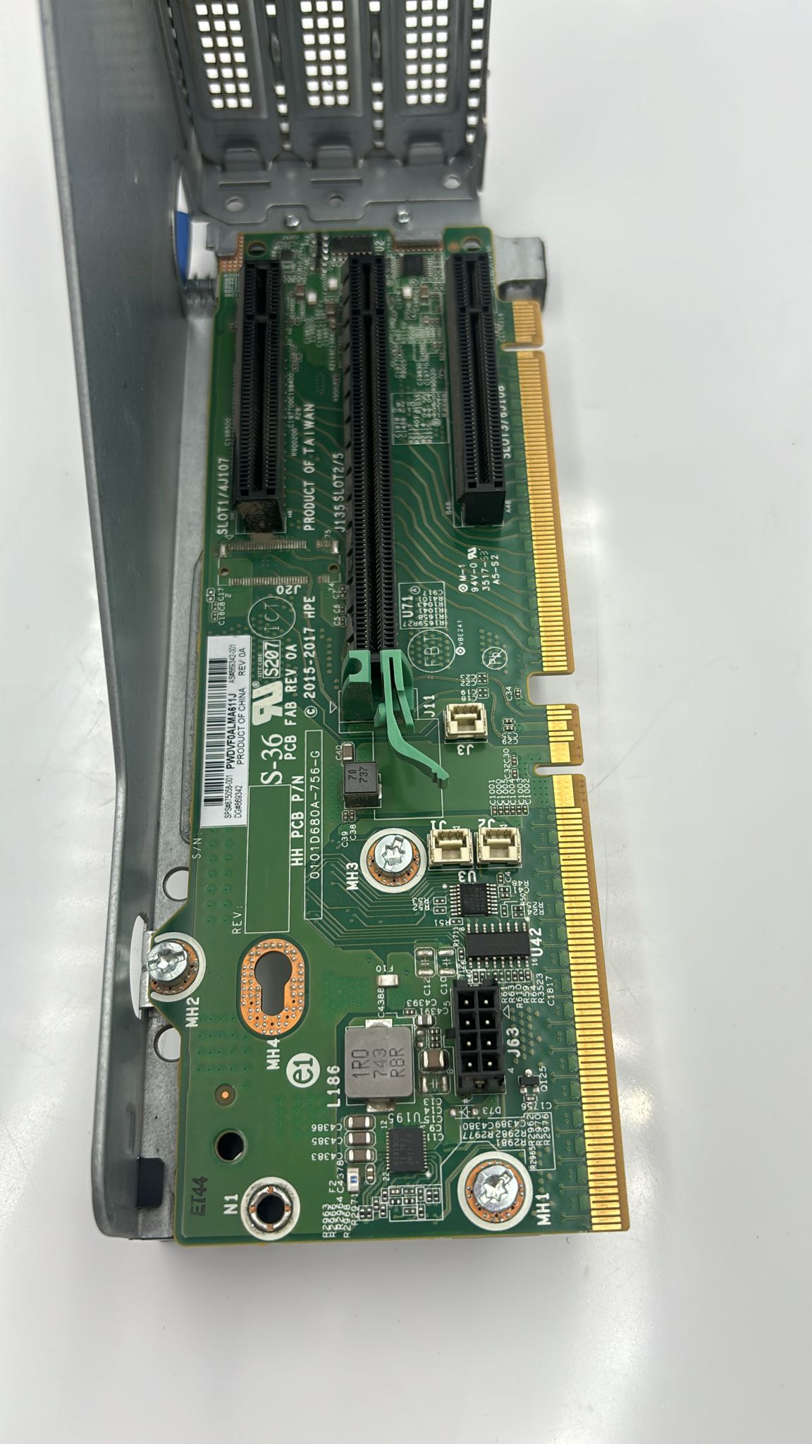 HP 875058-001 DL380 G10 PCI Riser - Label View | Alo Tech Solutions