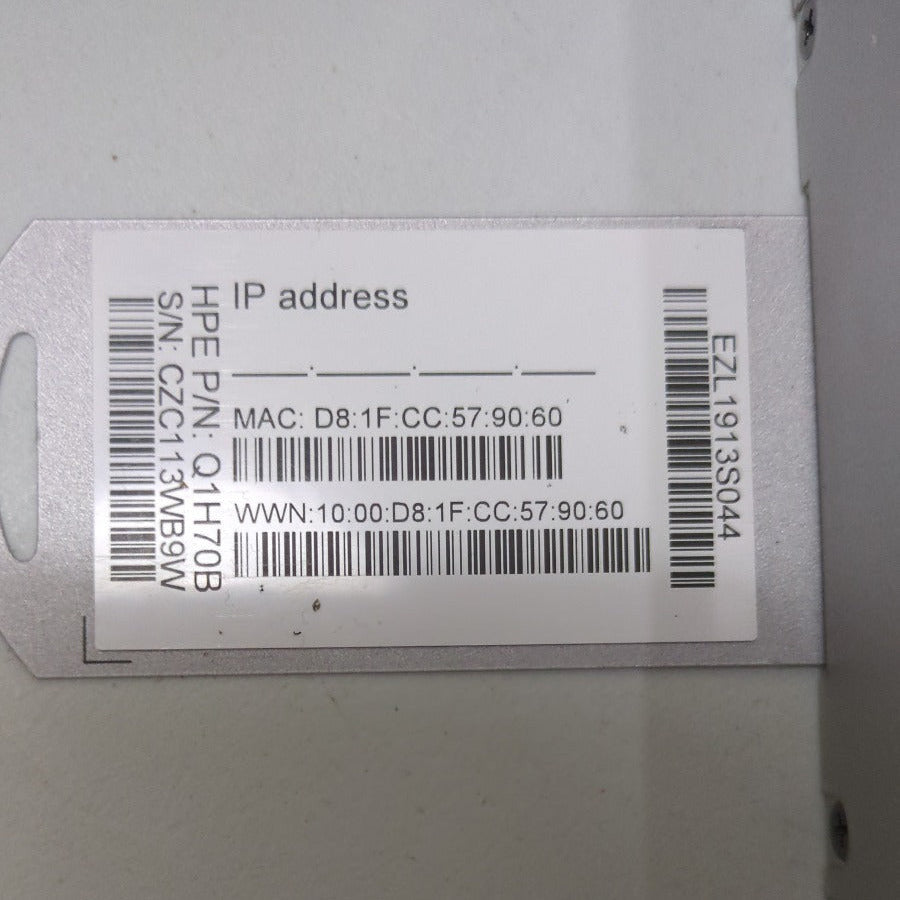 HPE Q1H70B - SN3600B FC Switch Label Detail | Alo Tech Solutions