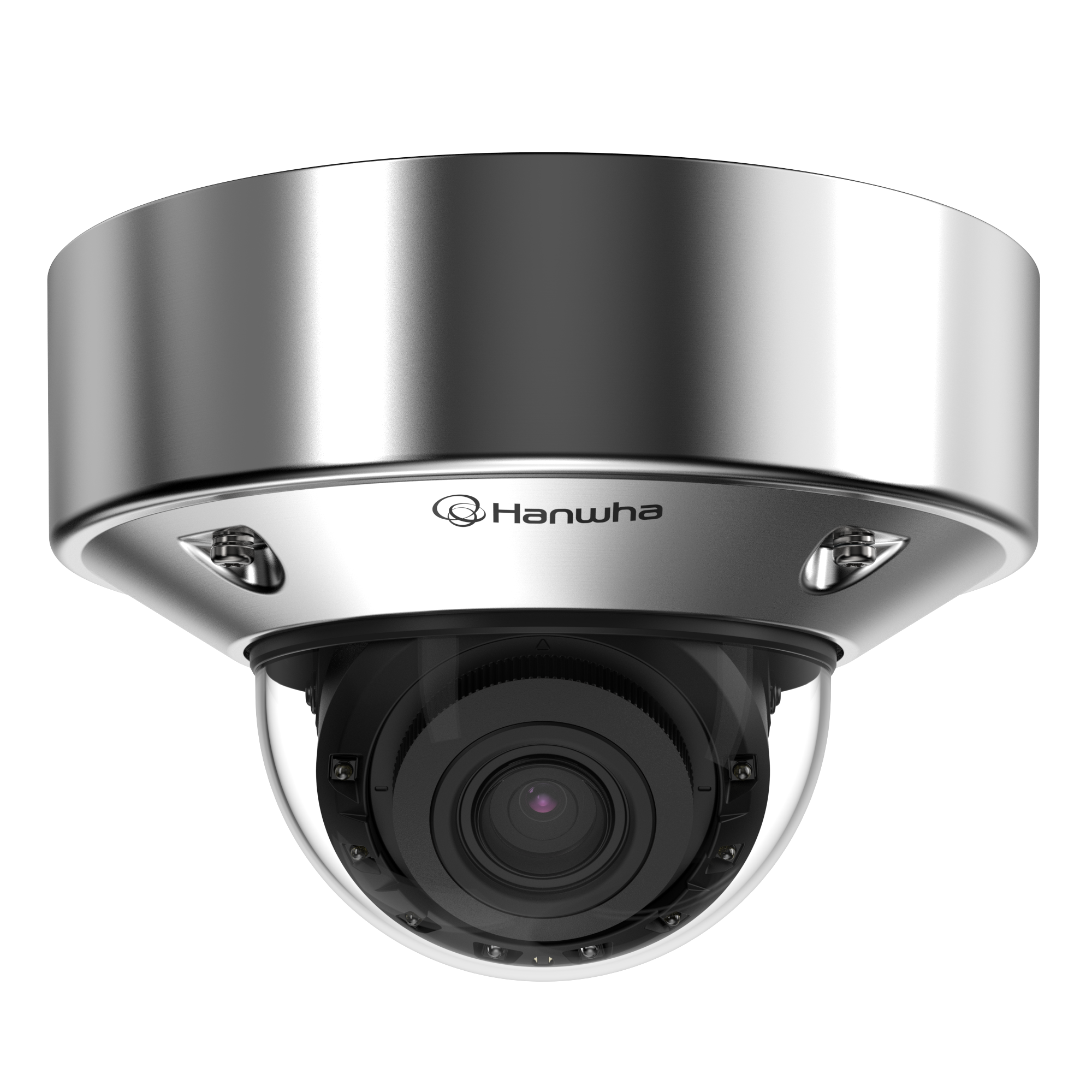 Hanwha XNV-A9084RS 8MP IR Stainless Steel AI Camera
