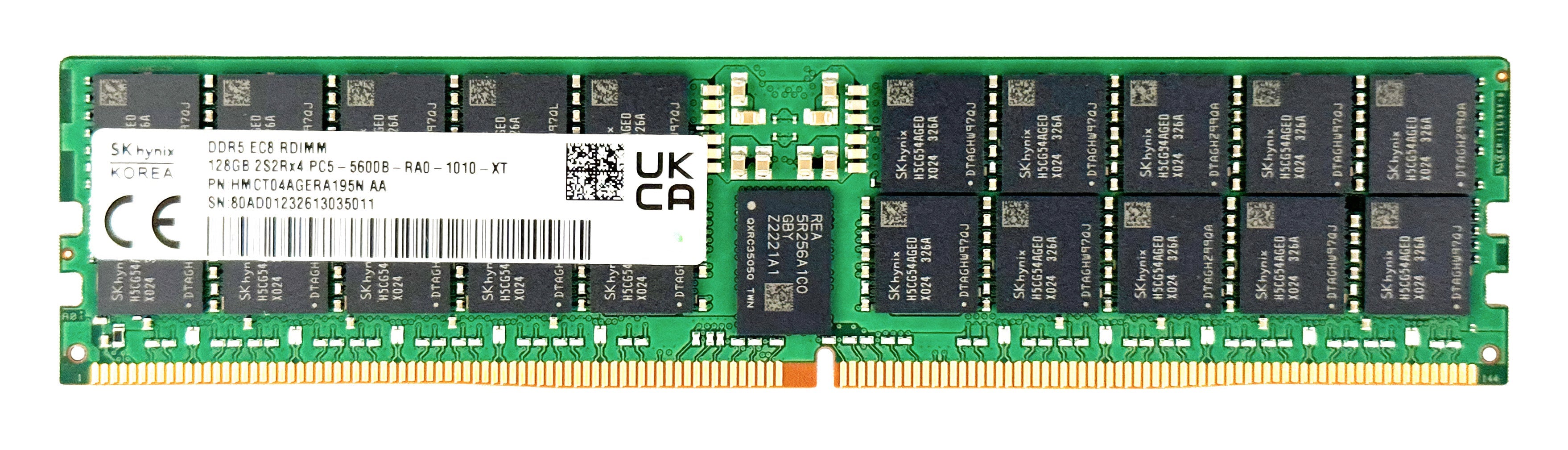 SK Hynix HMCT04AGERA195N Original 128GB DDR5 5600MHZ PC5-44800 ECC RDIMM Compatible with