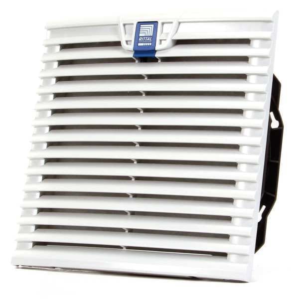 Axial Fan, Square, 115V AC, 1 Phase, PBT Plastic, 10 1/8 in W.
